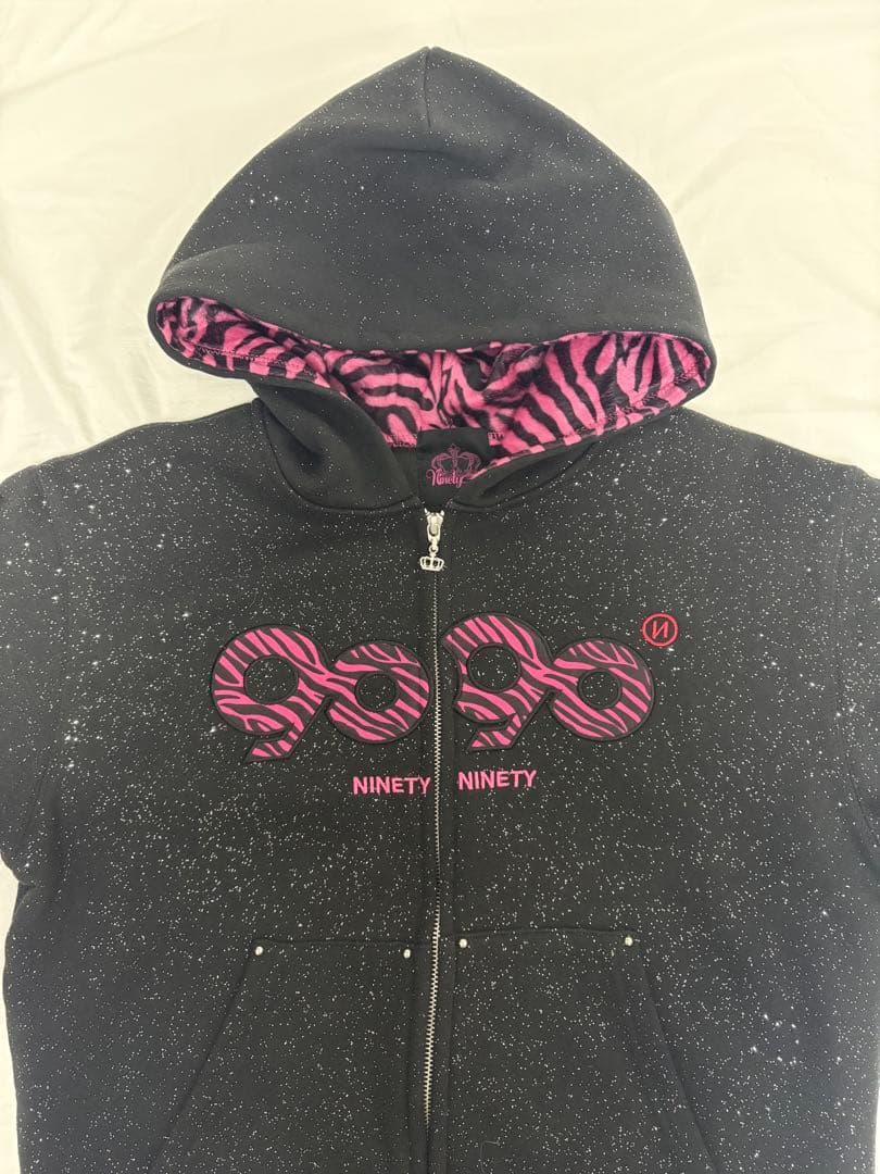 9090 グリッタージップパーカー