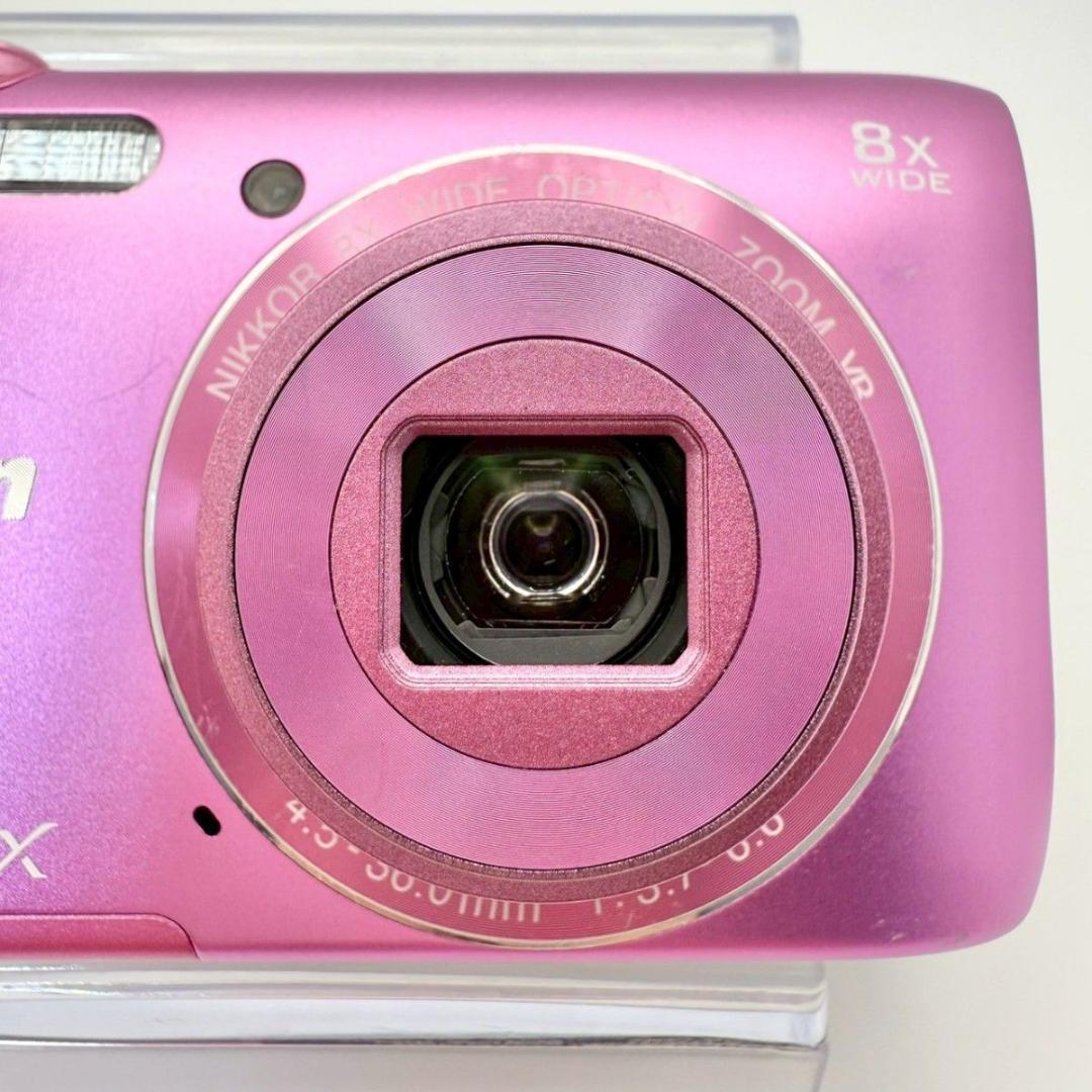 【人気カラー】 Nikon COOLPIX S3700 デジカメ ピンク ニコン