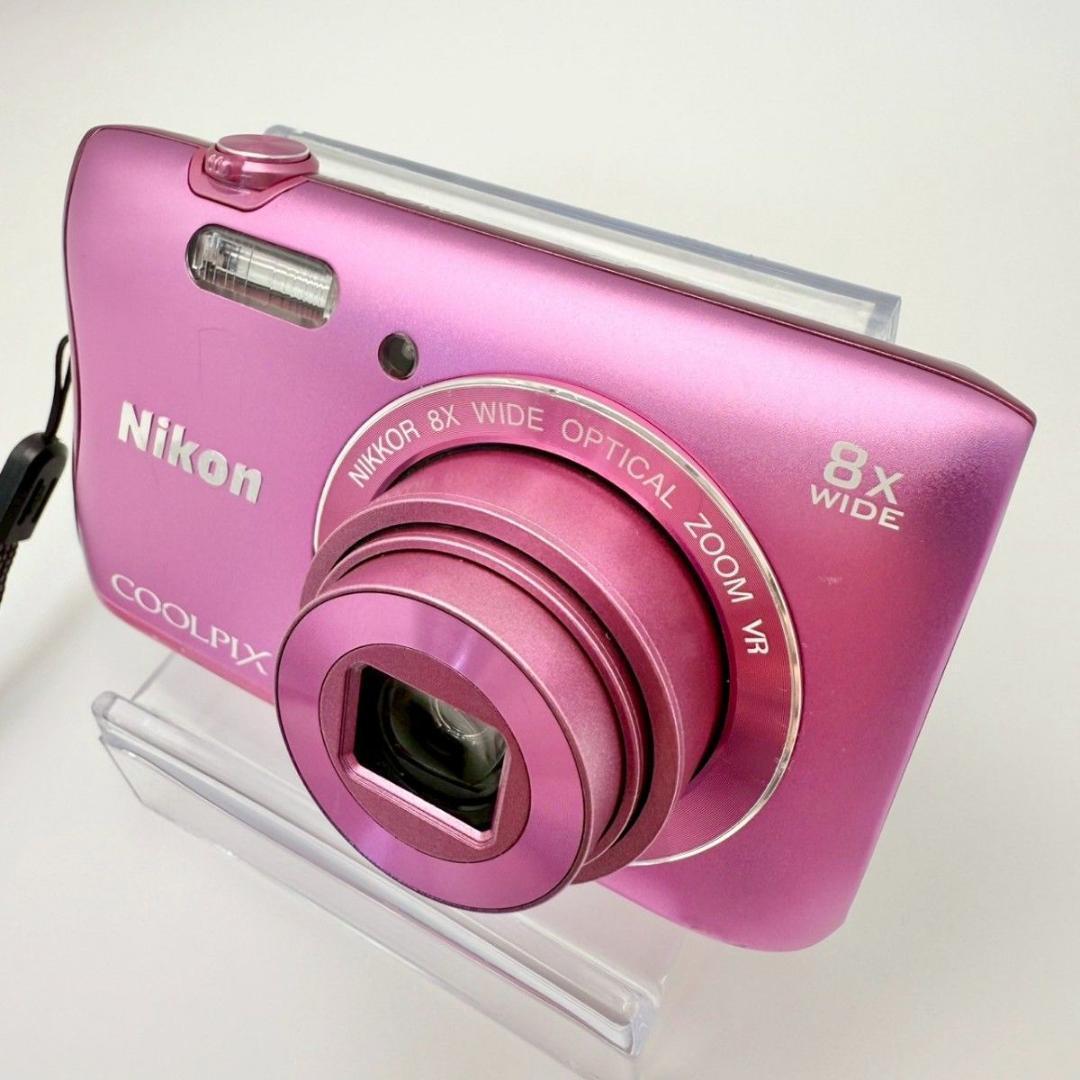 【人気カラー】 Nikon COOLPIX S3700 デジカメ ピンク ニコン
