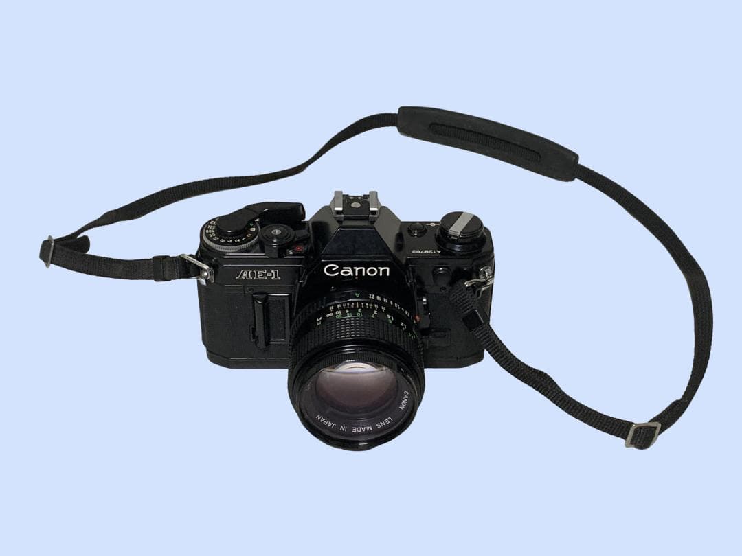 M7716 Canon AE-1 フィルムカメラ FD 50mm 1.4