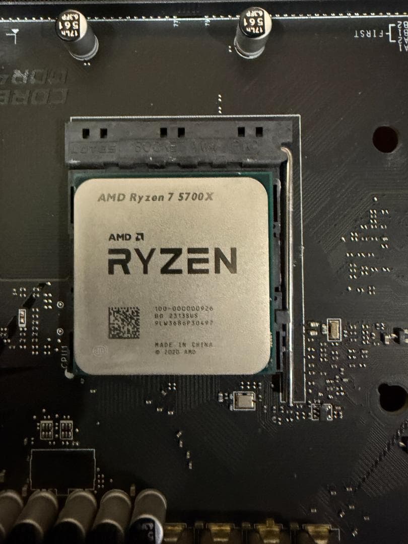 AMD Ryzen7 5700X マザーボード・メモリ・GPU・SSD・ケース付