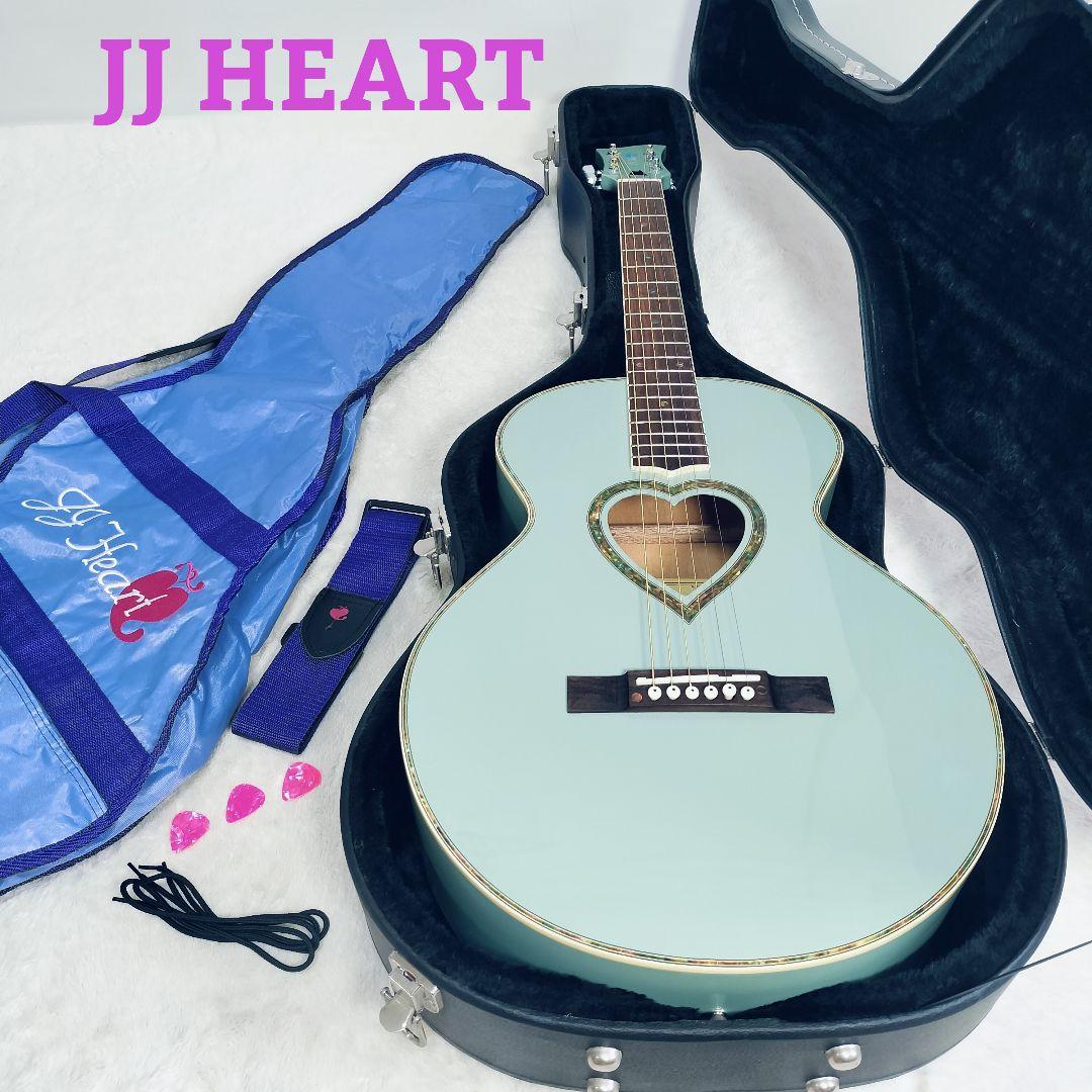 【付属品完備】JJ HEART アコースティックギター　ハート型　サウンドホール