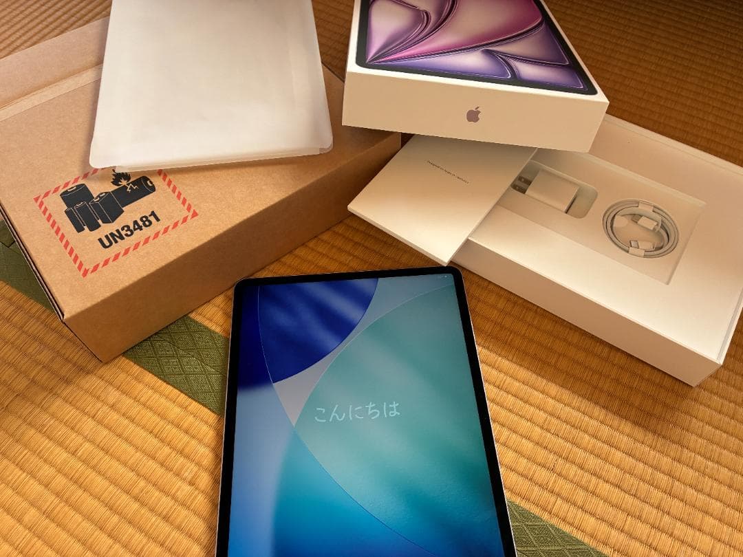 新品同様 iPad Air M2 13インチ 128GB Wi-Fi パープル