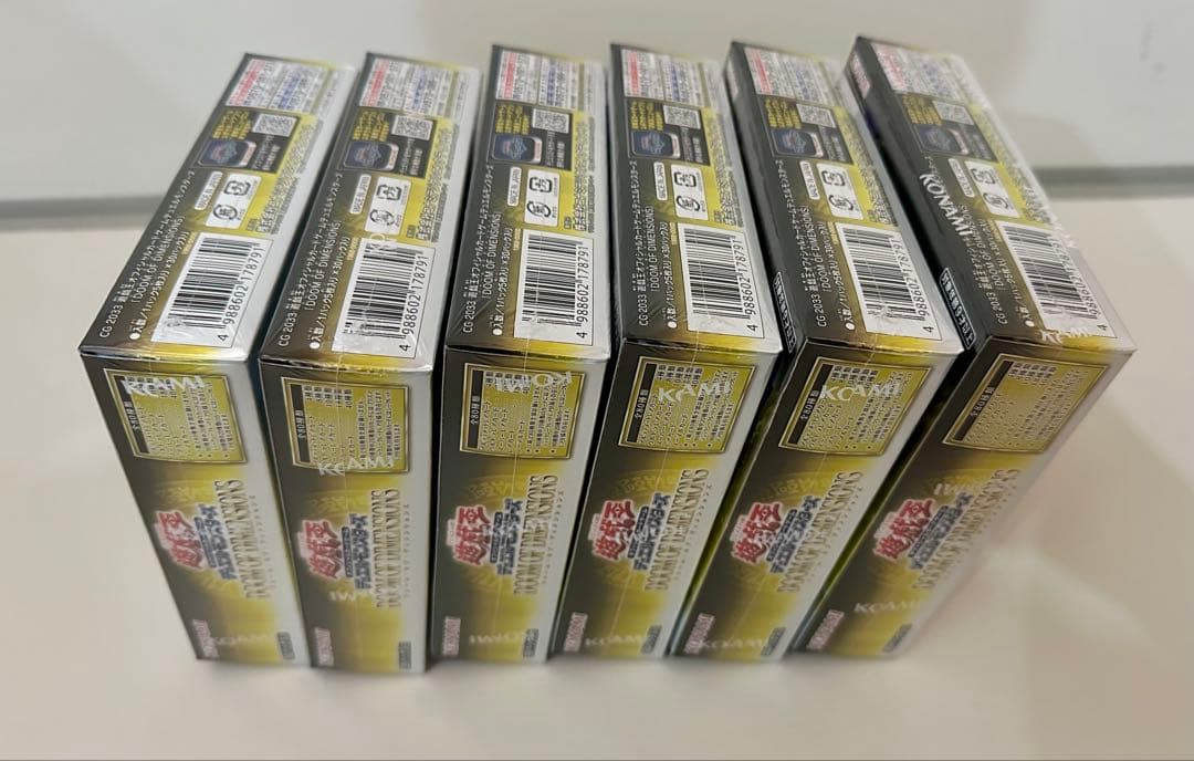 遊戯王OCG　ドゥーム・オブ・ディメンションズ 未開封シュリンク付 6BOX