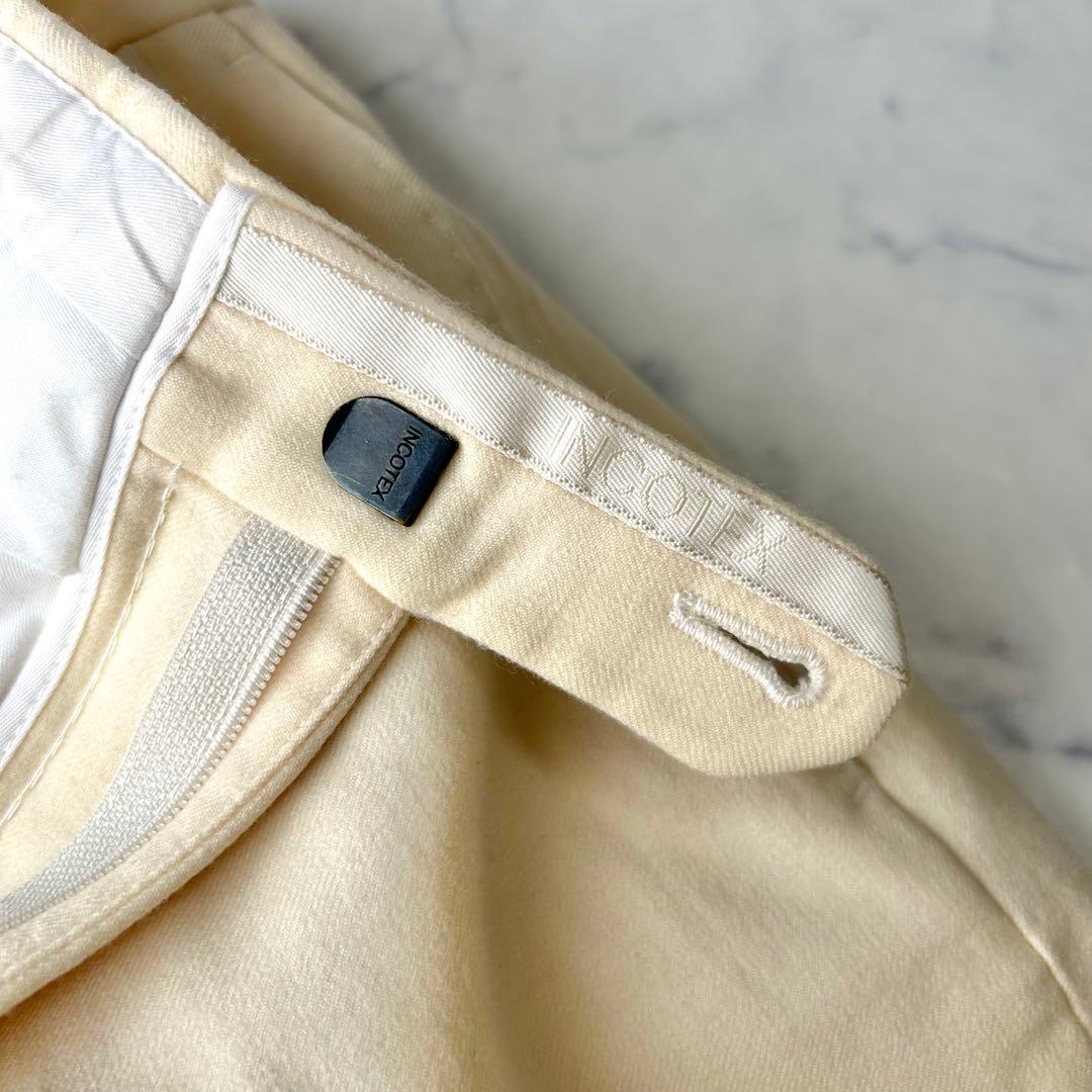 希少カラー✨　インコテックス　スラックス　フランネル　SUPER100s　46