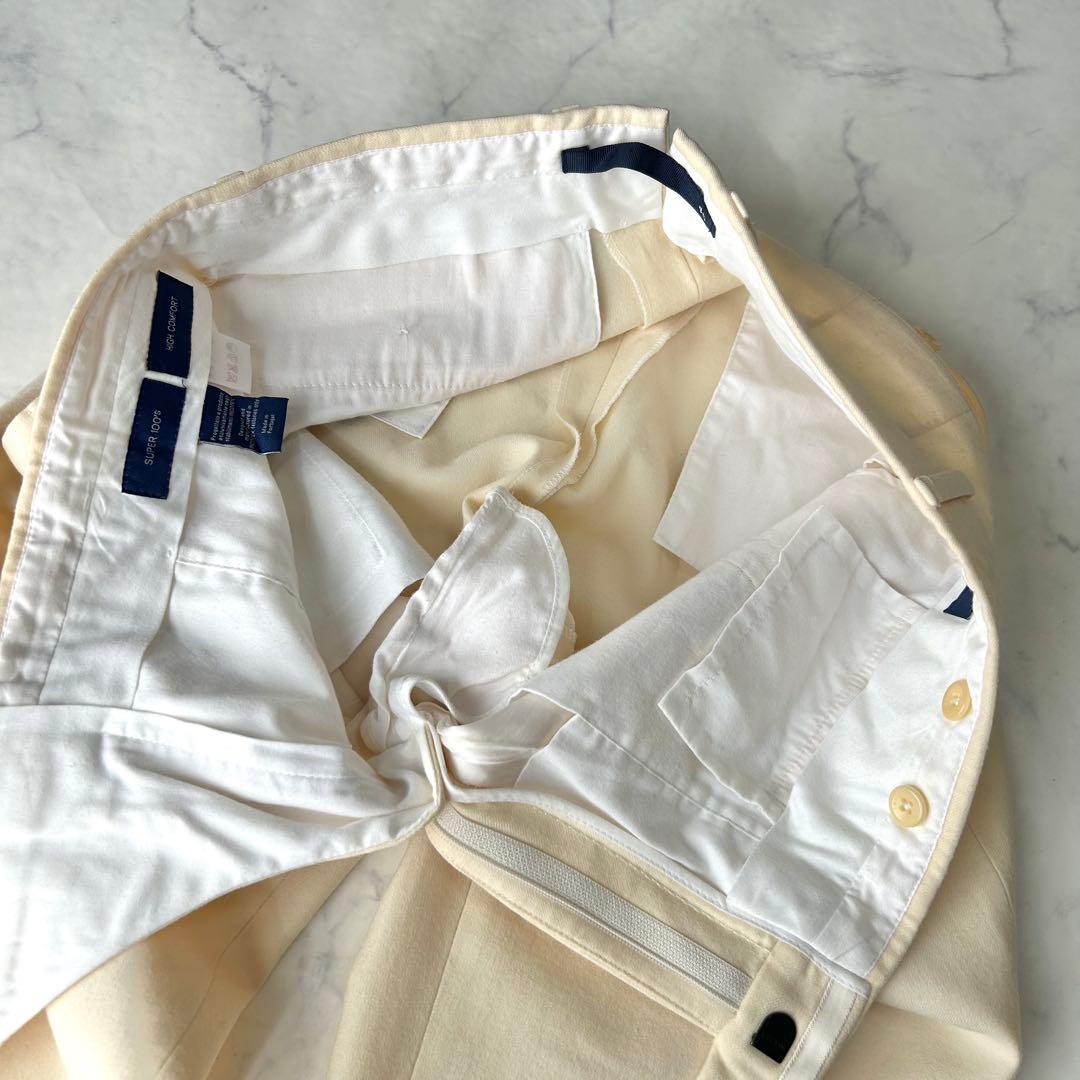 希少カラー✨　インコテックス　スラックス　フランネル　SUPER100s　46