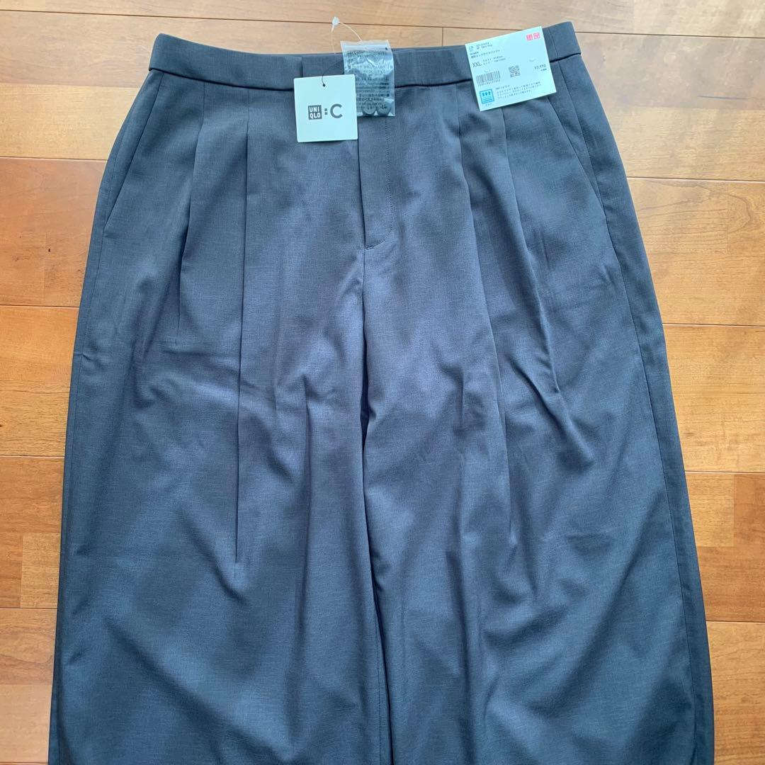 XXL UNIQLOC 感動ダブルジャケット　タックワイドパンツ セットアップ