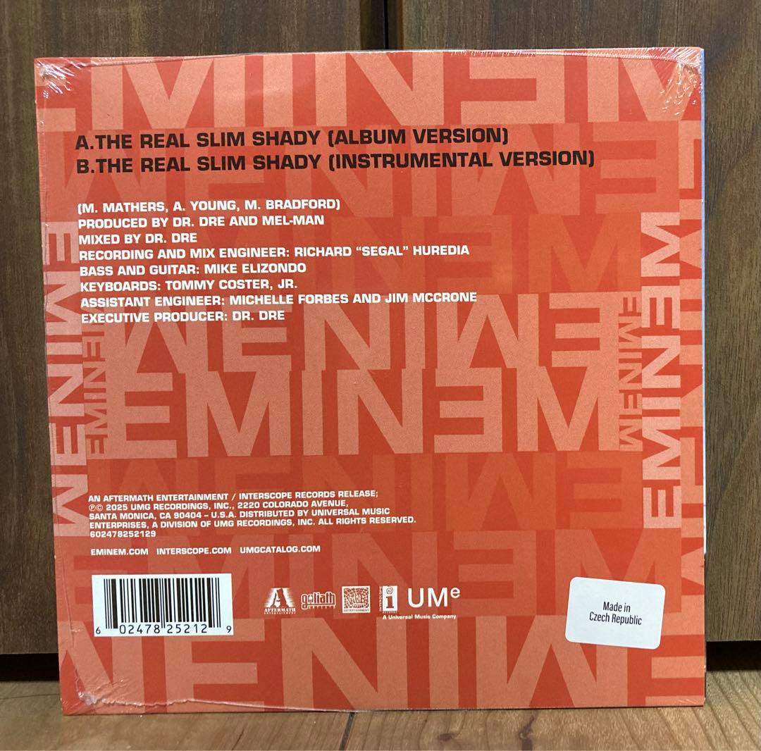 EMINEM「The Real Slim Shday」初正規7インチ！即完品！