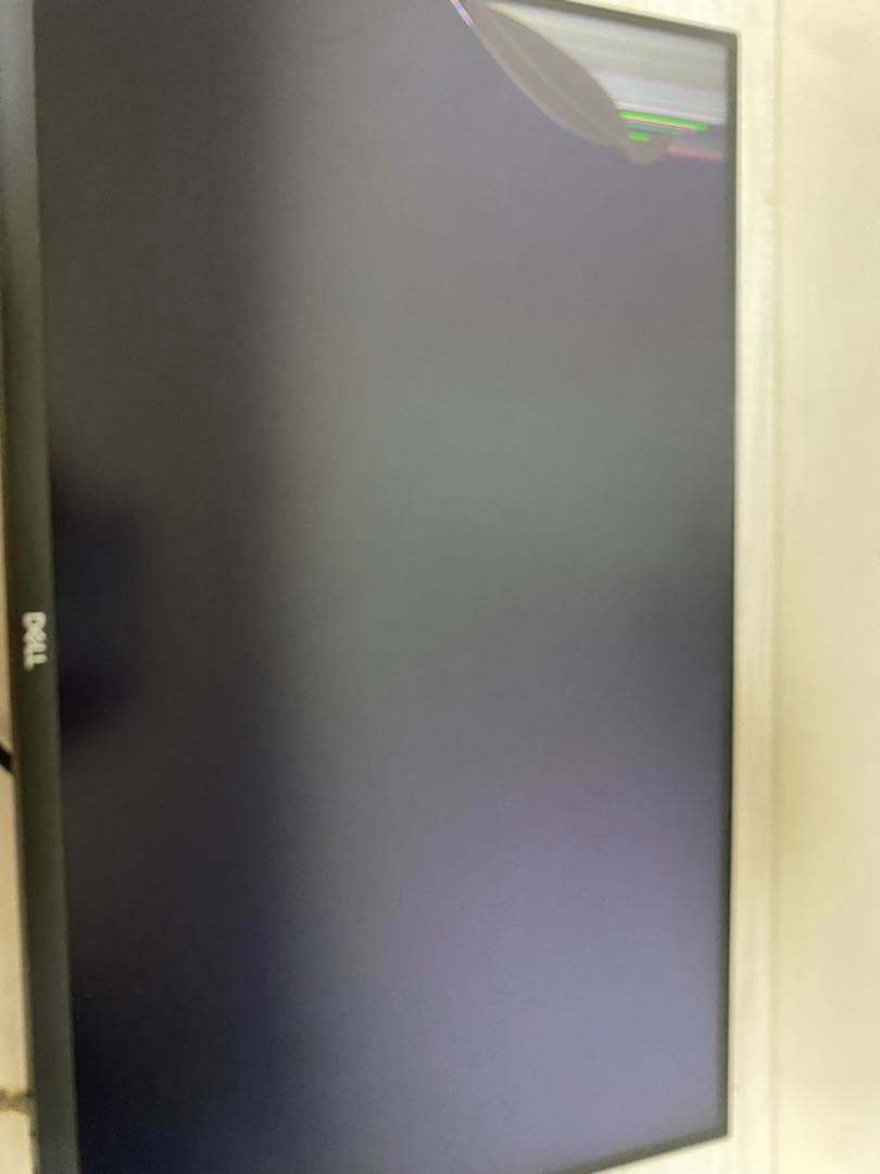 【Amazon限定】Dell S2721QS 27インチ 4K モニターひび割れ