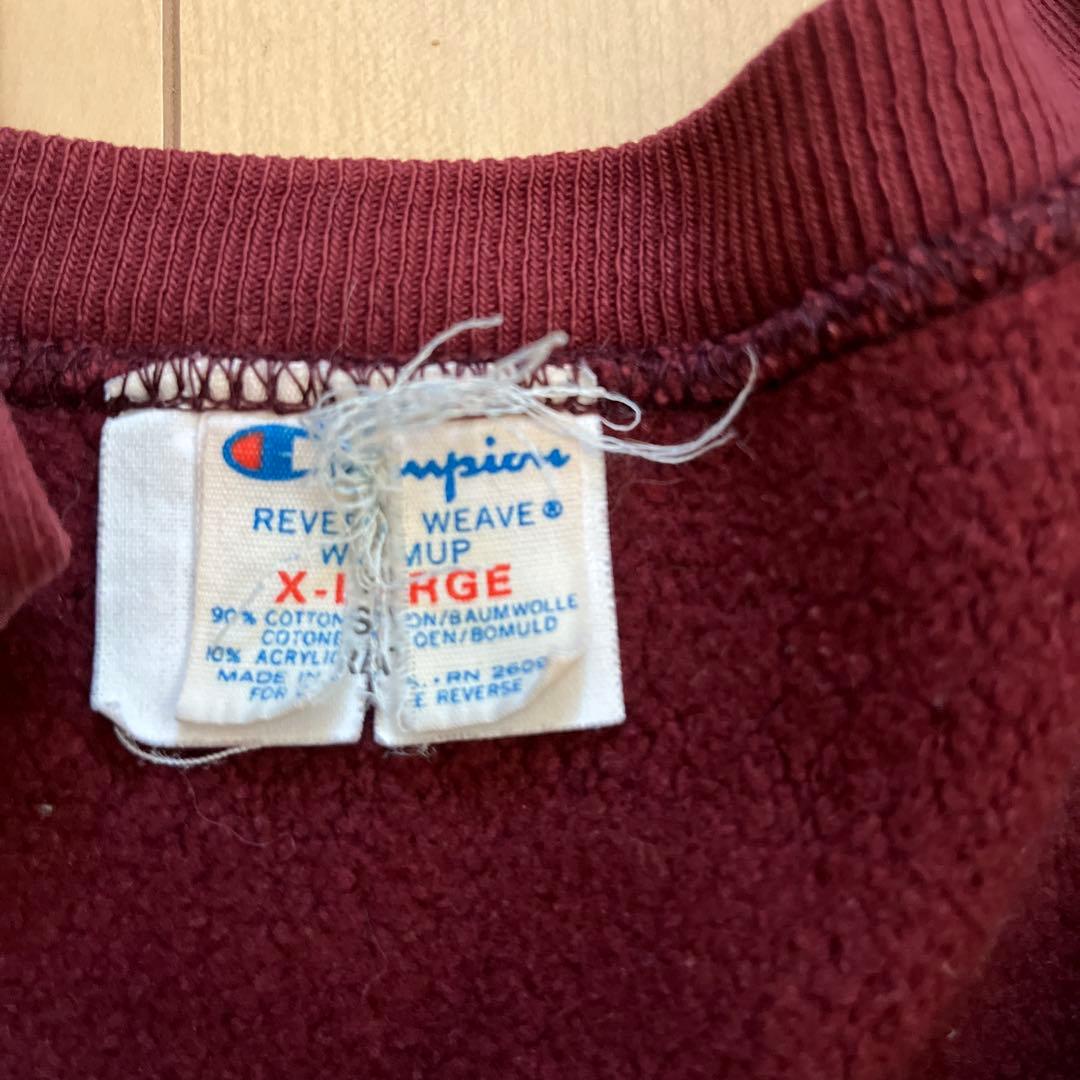 【80s】Champion Reverse Weave 目無し USA製