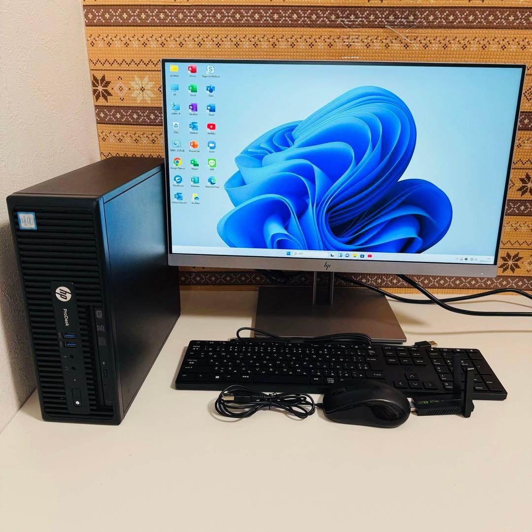 Y620 HPデスクトップSSDメモリ8Gサクサク動くWindows11オフィス