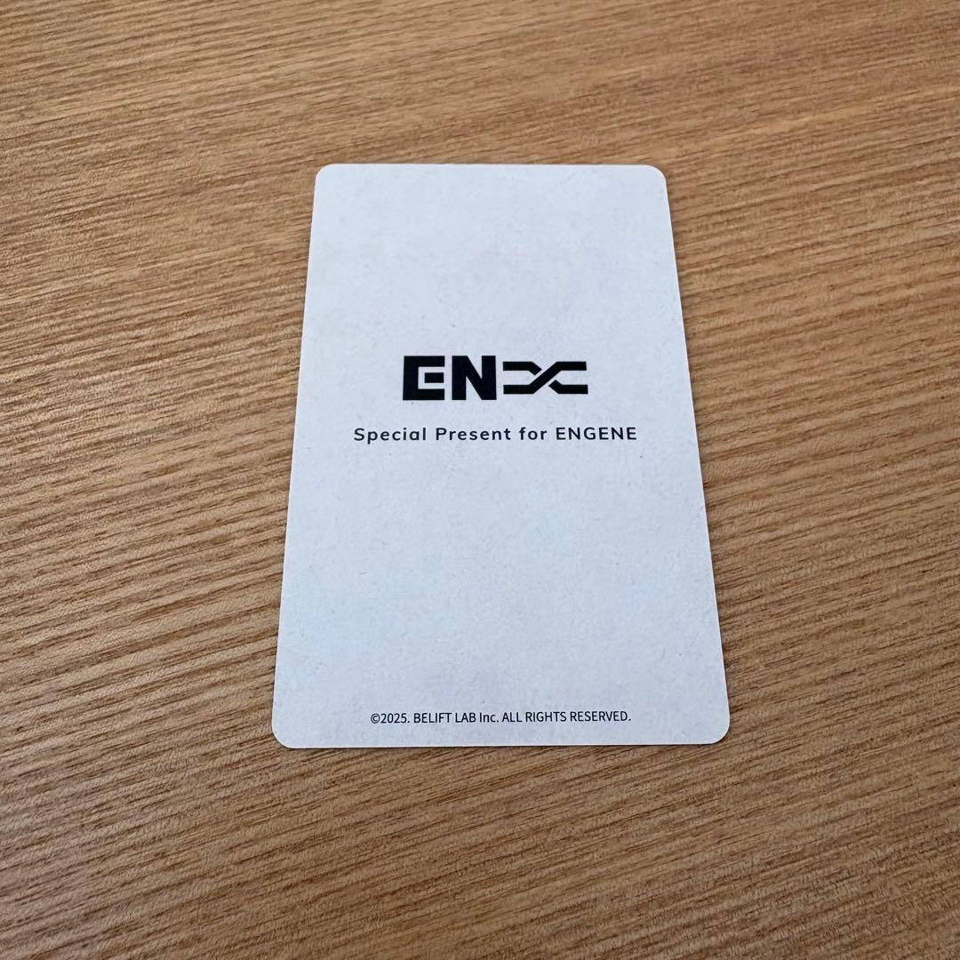 ENHYPEN アンケート特典　トレカ　限定フォトカード　ヒスン　2025