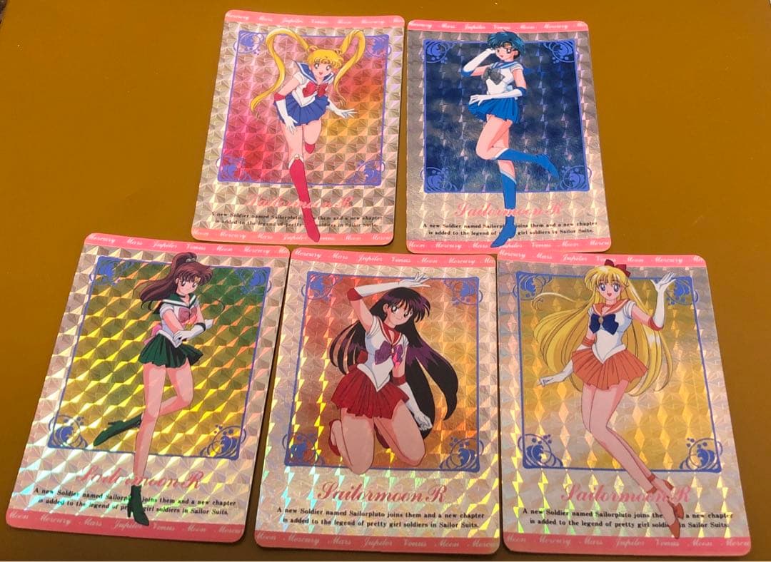 美少女戦士セーラームーンR カードダス　5枚　ホログラム