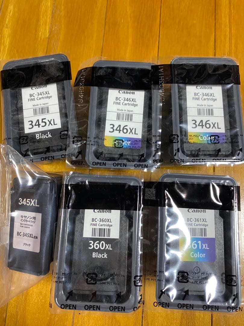 Canon FINEカートリッジ 345XL 346XL 360XL 361XL
