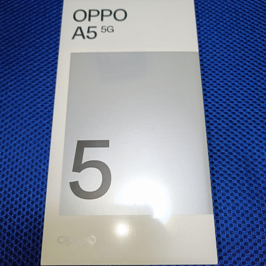 【未開封】本体OPPO A５ 5G 　グリーン　128GB　SIMフリー②