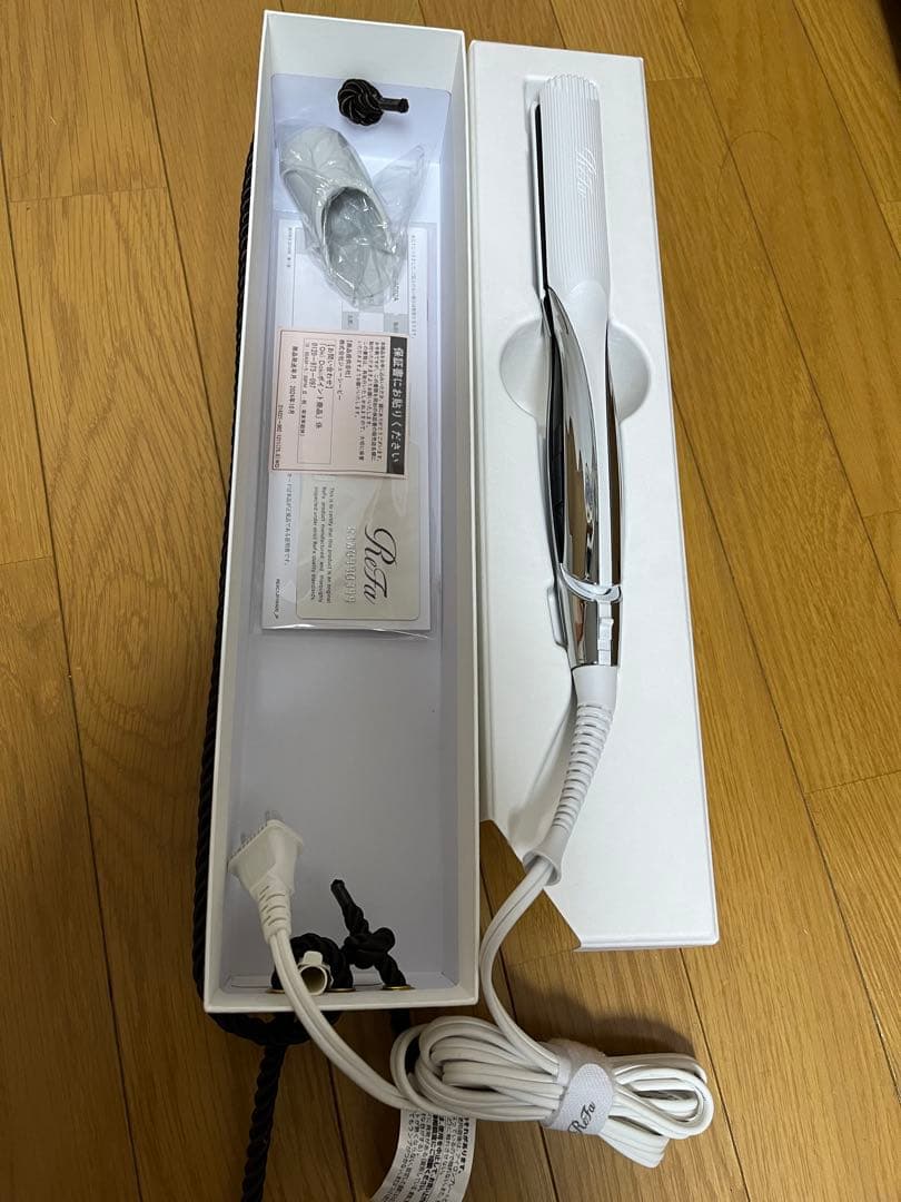 美品☆ReFa BEAUTECH STRAートアイロン RE‑AC02A‑RIW