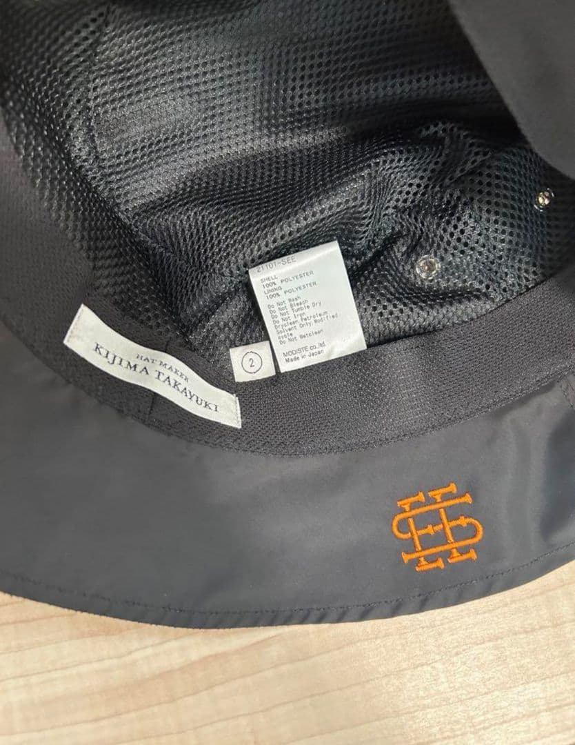 KIJIMA TAKAYUKI × SEE SEE バケットハット　ブラック