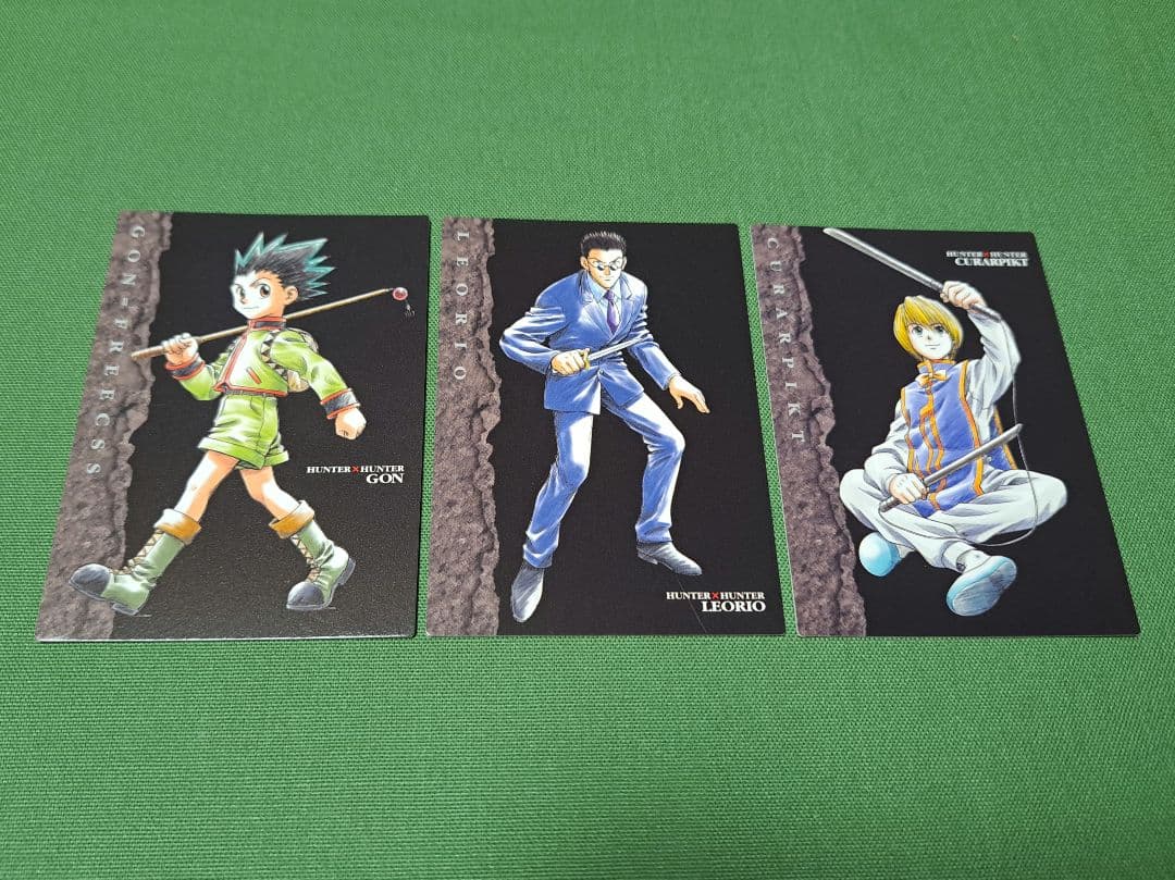 HUNTER×HUNTER カードダスマスターズ トレーディングカード 3枚