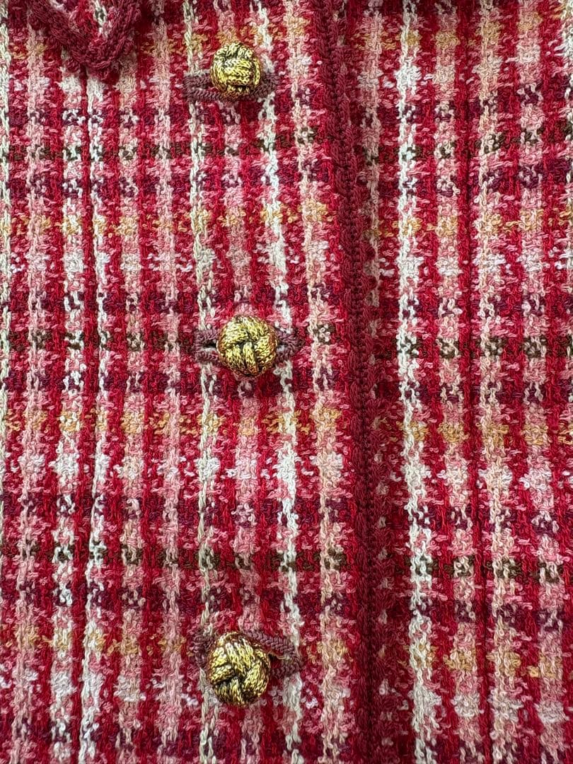 INGEBORG ヴィンテージジャケット ピンクハウス日本製 ツイード 金ボタン