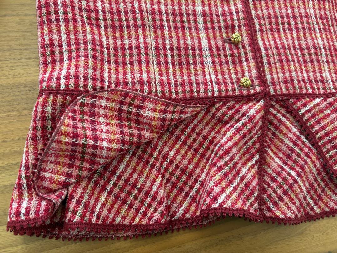 INGEBORG ヴィンテージジャケット ピンクハウス日本製 ツイード 金ボタン