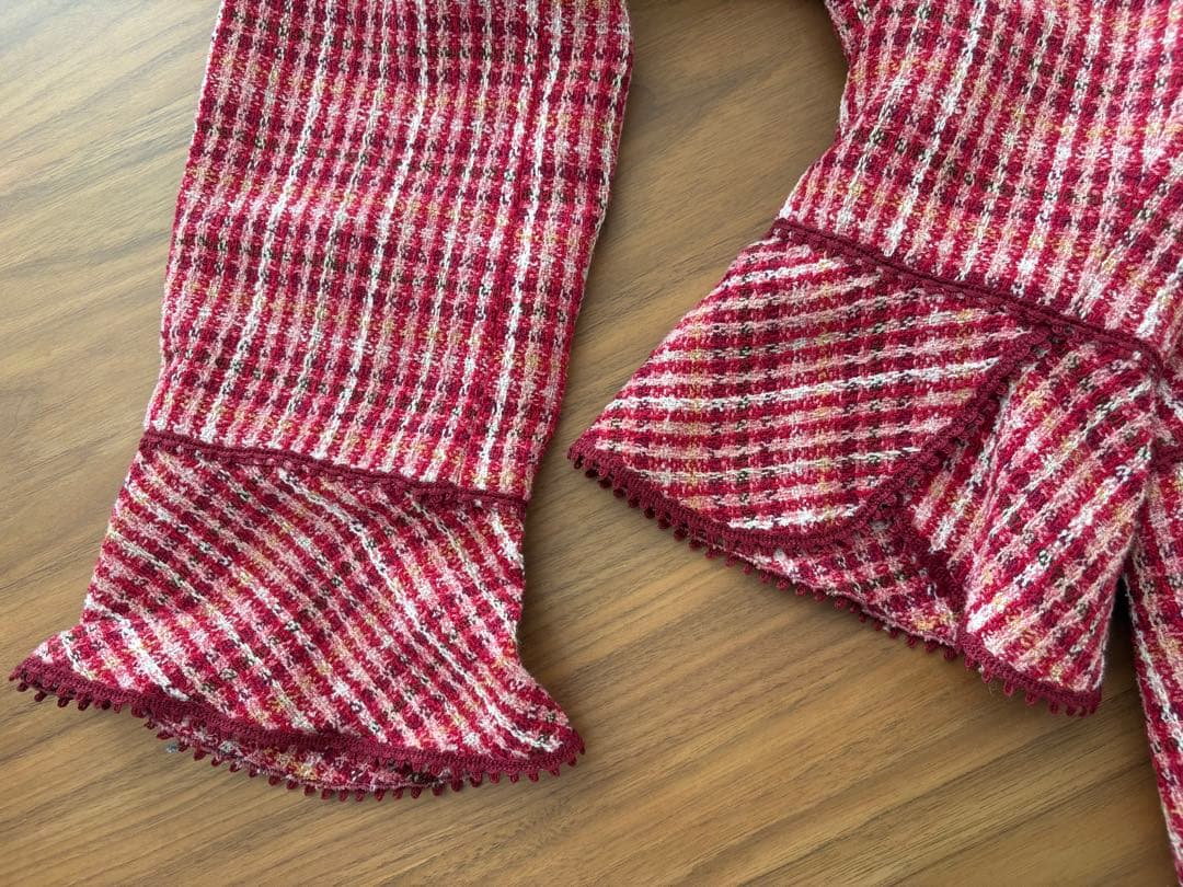 INGEBORG ヴィンテージジャケット ピンクハウス日本製 ツイード 金ボタン