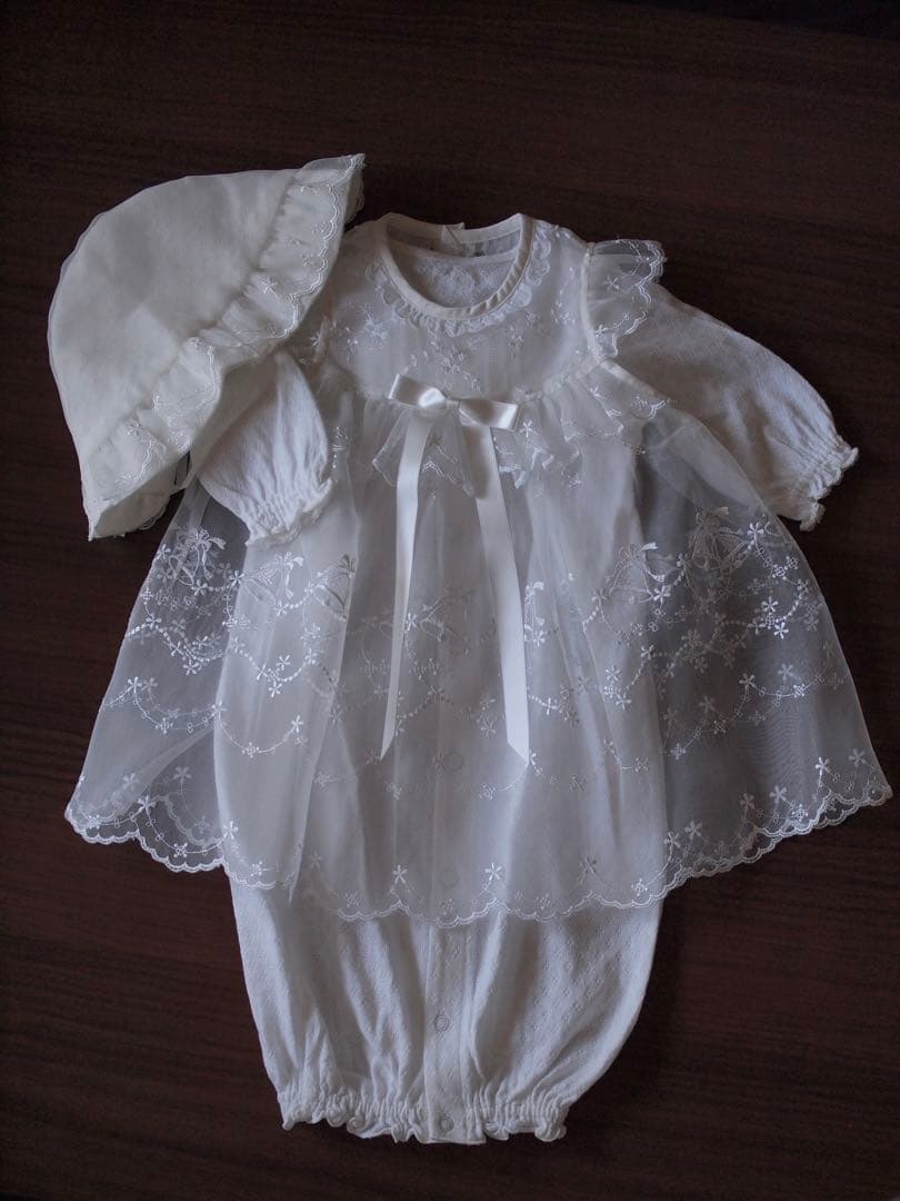 【超美品】ミキハウス セレモニードレス お宮参り 退院着 お食い初め