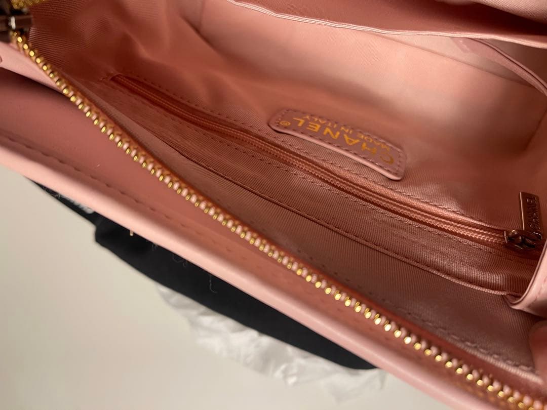 CHANELノベルティツイードショルダーバック