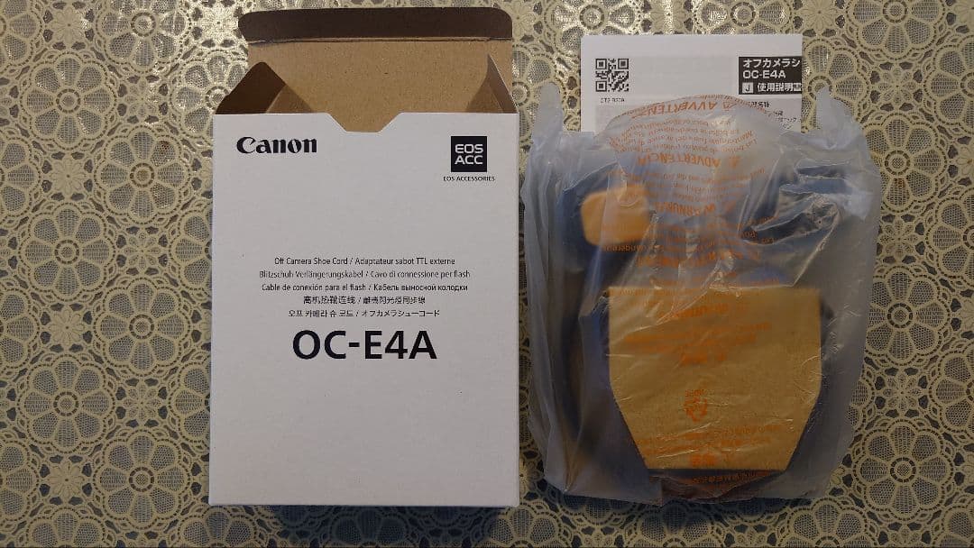 Canon ストロボ　オフカメラシューコード OC-E4A
