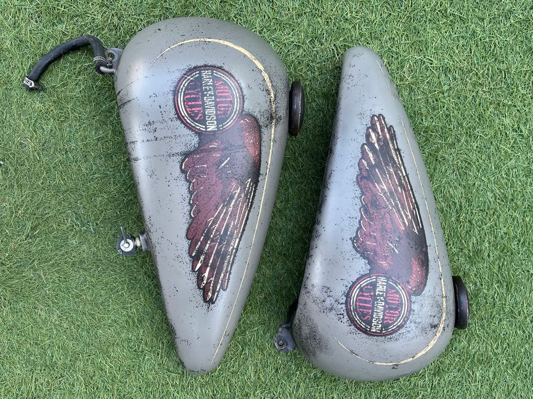 ハーレー ダビッドソン ワンオフ 分割タンク