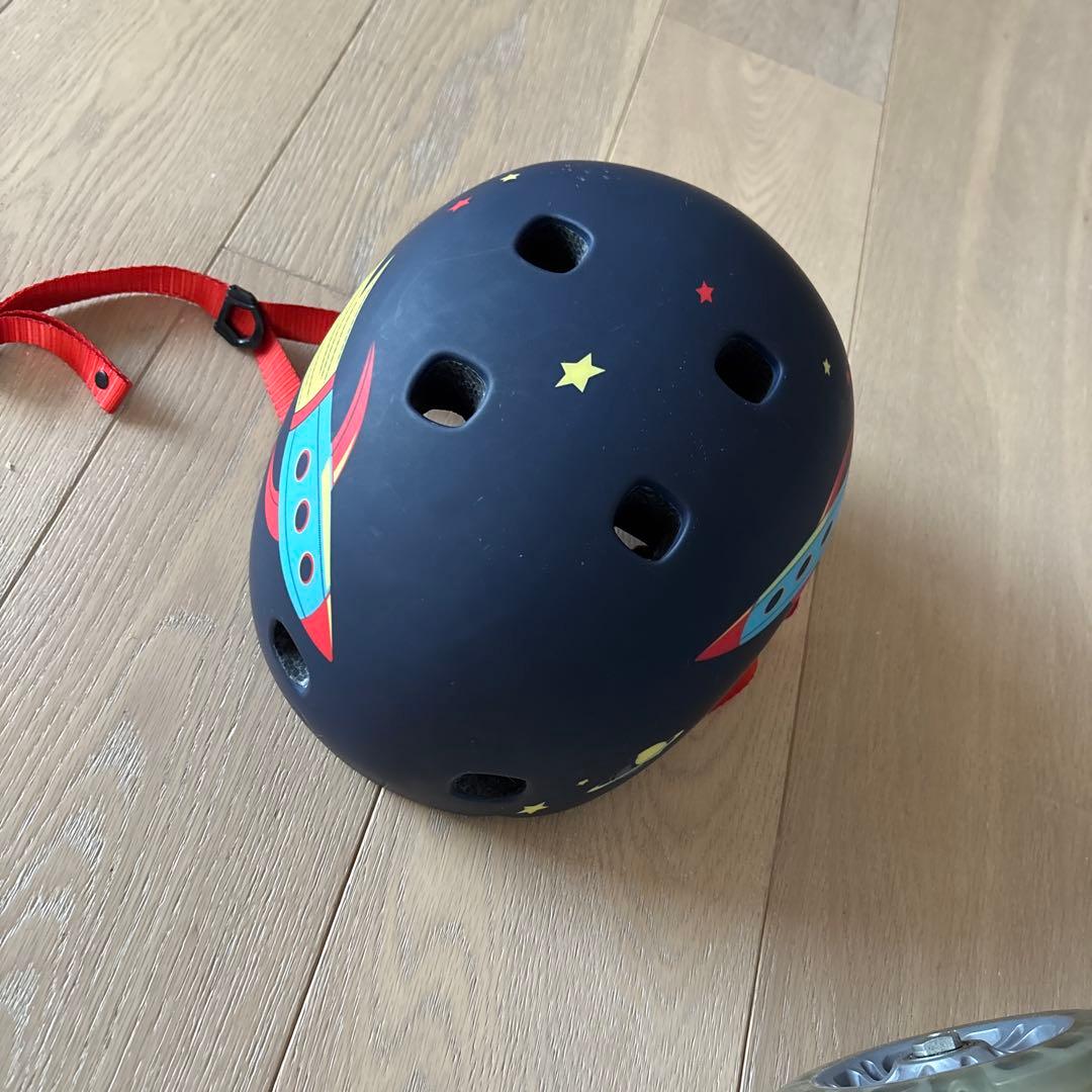 SAORI　マイクロ　スクーター キッズ LED ヘルメットmicro