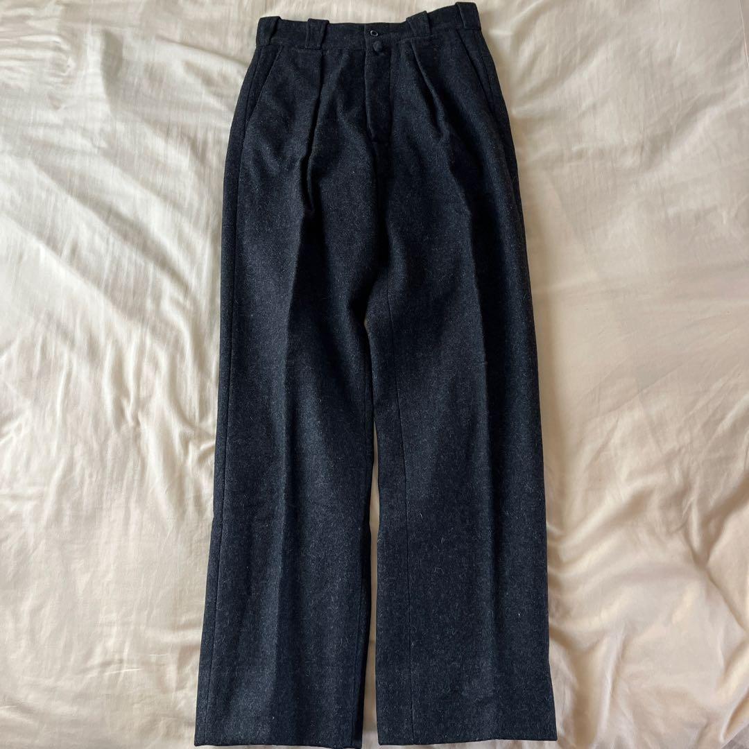 【RRL】 ウールタックトラウザー 90s 三つ星タグ