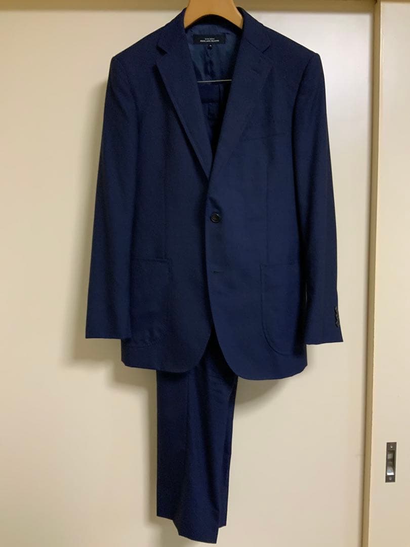 ユナイテッドアローズ　スリーピーススーツ　ネイビー