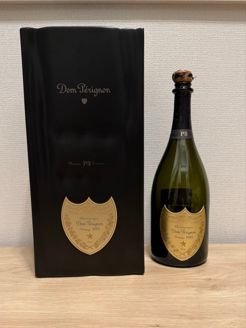 【1983年】Dom Pérignon P3 ヴィンテージ 空瓶、箱、袋セット