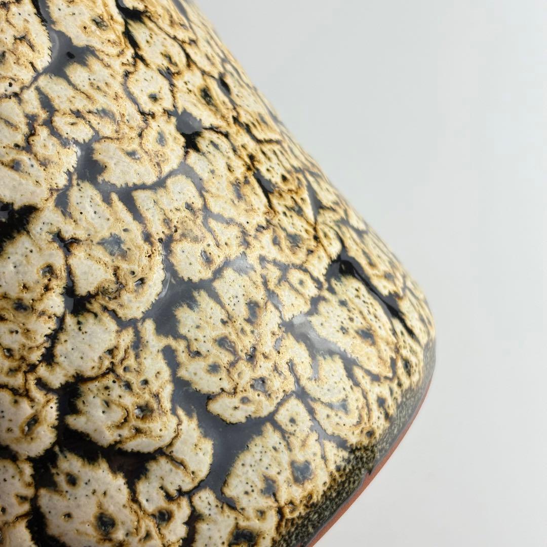 山本正年 斑文釉 水指 共箱 茶道具