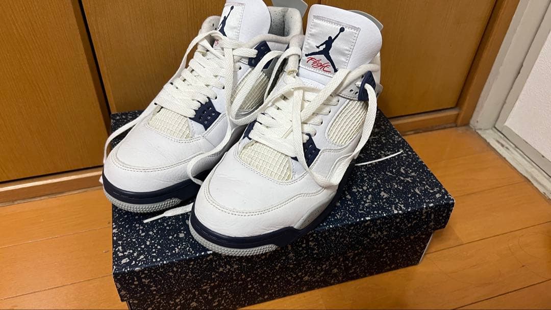 シューズ(男性用) Air Jordan 4 MidnightNavy