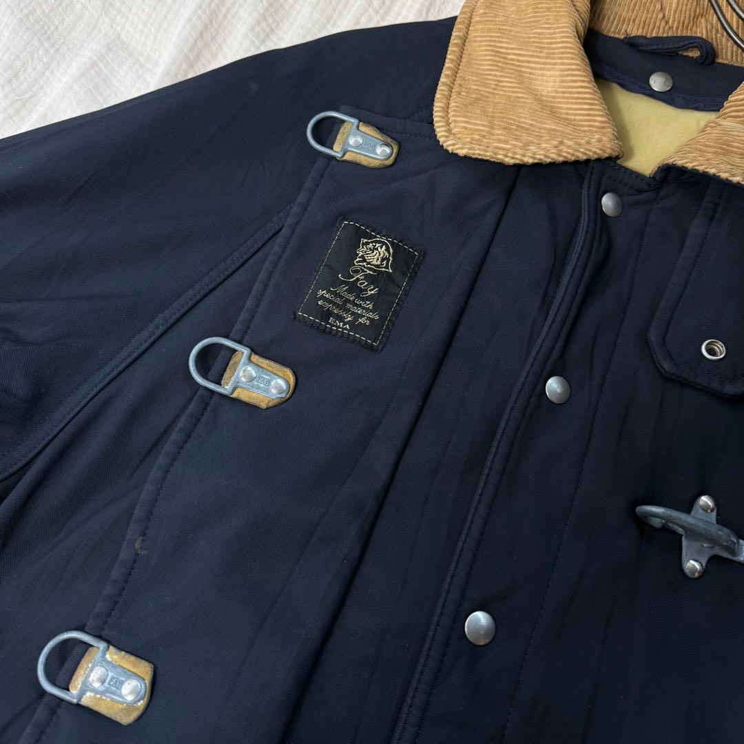 Fay イタリア製 オイルド ファイヤーマンコート 一枚袖 ジャケット