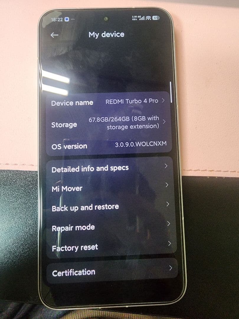 スマートフォン本体 Redmi Turbo 4 Pro12/256