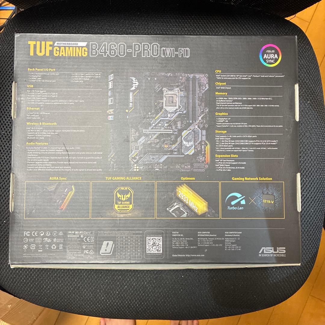 マザーボード ASUS TUF GAMING B460-PRO(WI-FI) LGA1200