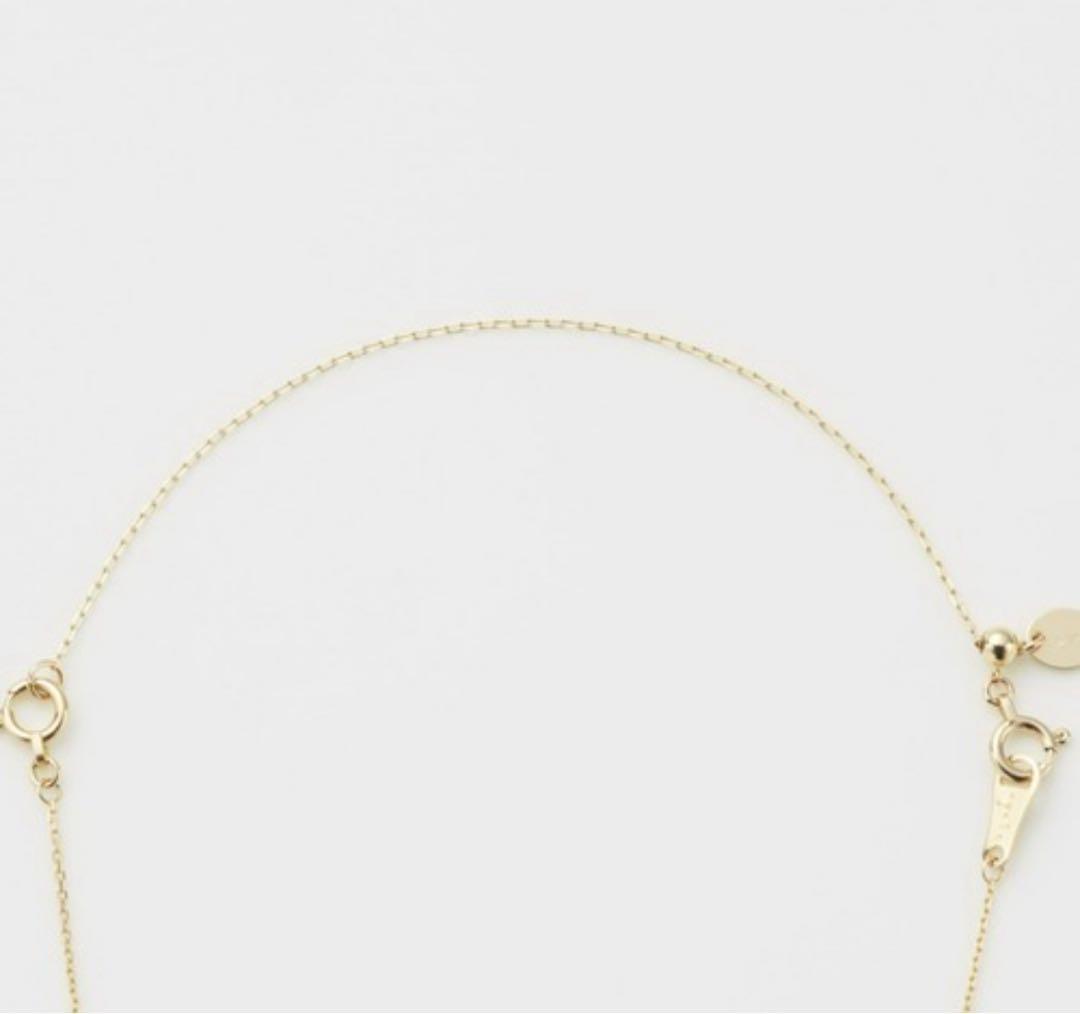 新品未使用✦アガット*K10*10㎝アジャスターチェーン*agete*巾着袋付き