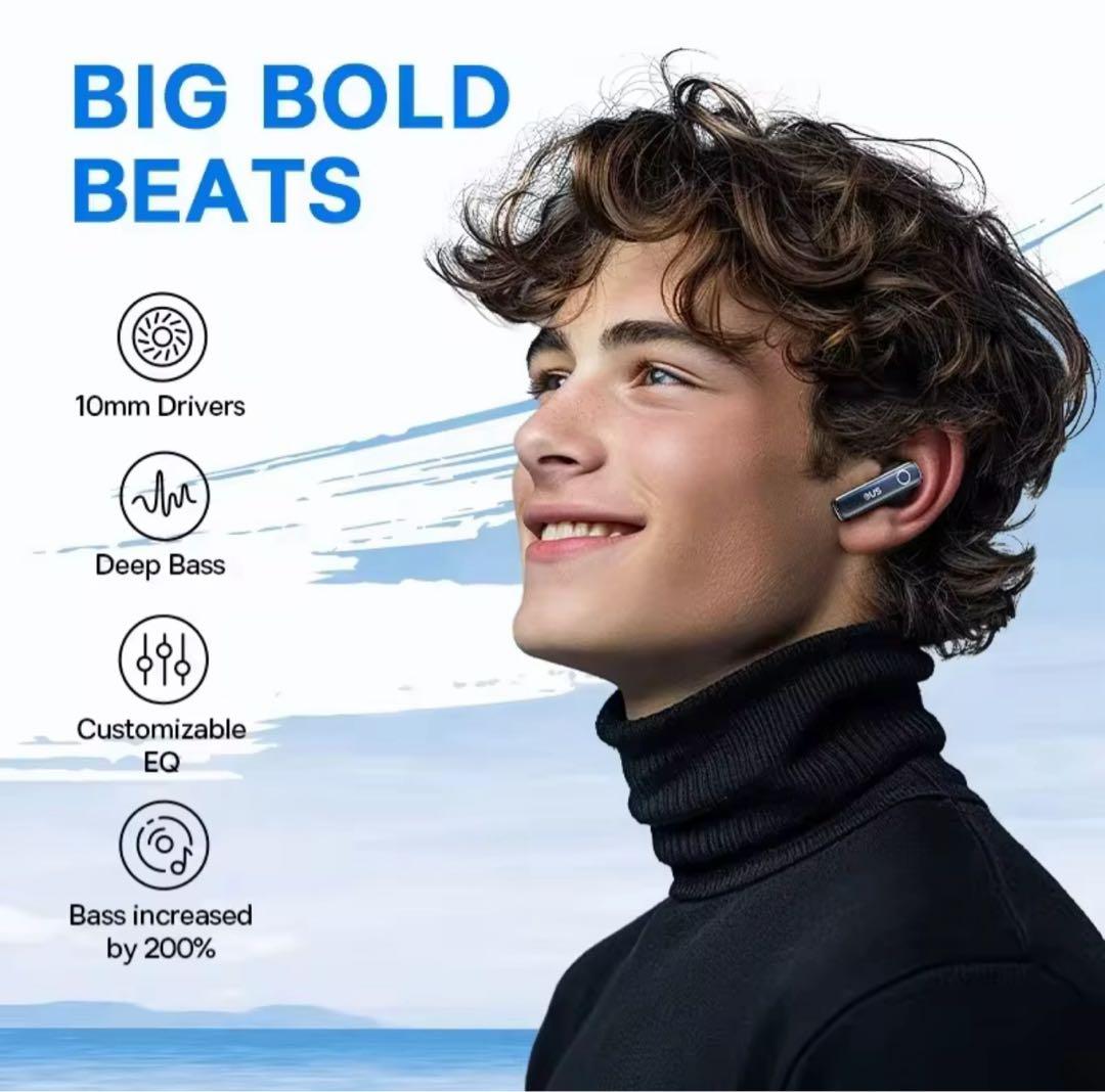 Baseus ワイヤレスイヤホン 65時間バッテリー