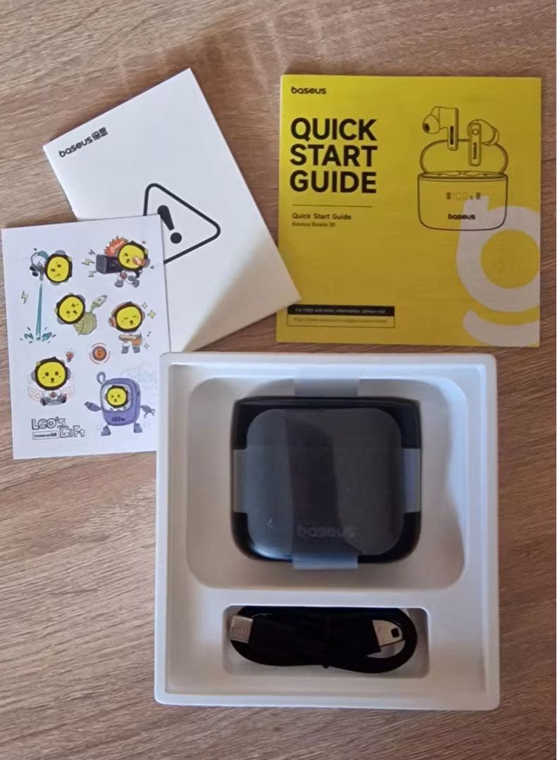 Baseus ワイヤレスイヤホン 65時間バッテリー