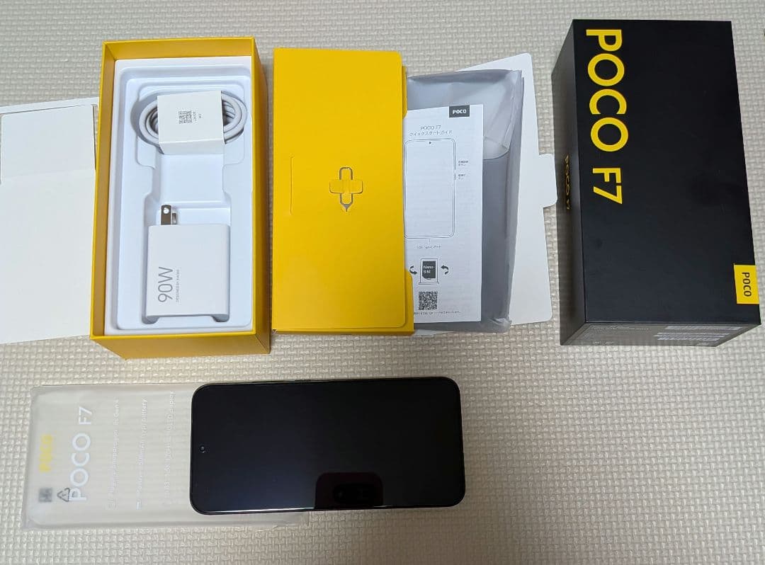 POCO F7 12GB 256GB 本体 ブラック SIMフリー