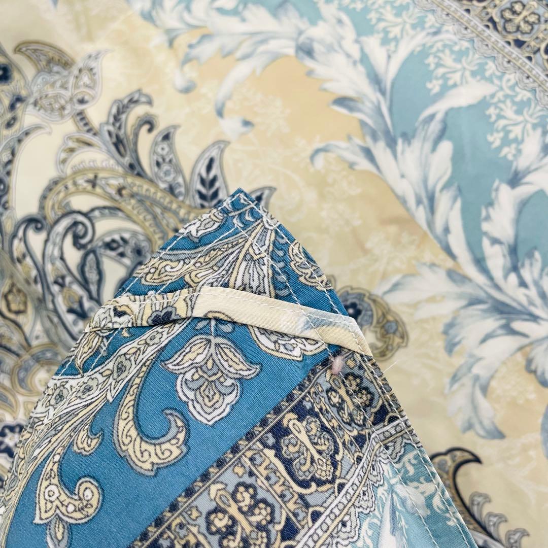 羽毛布団 シングル 増量 抗菌防臭羽毛 ブルー 日本製　特別価格