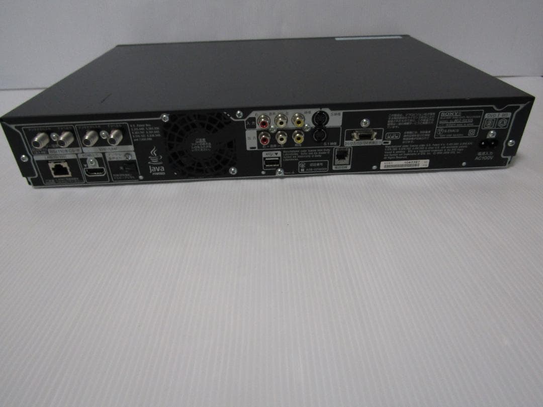 B0200 SONY BDZ-RX105 ブルーレイディスクレコーダー