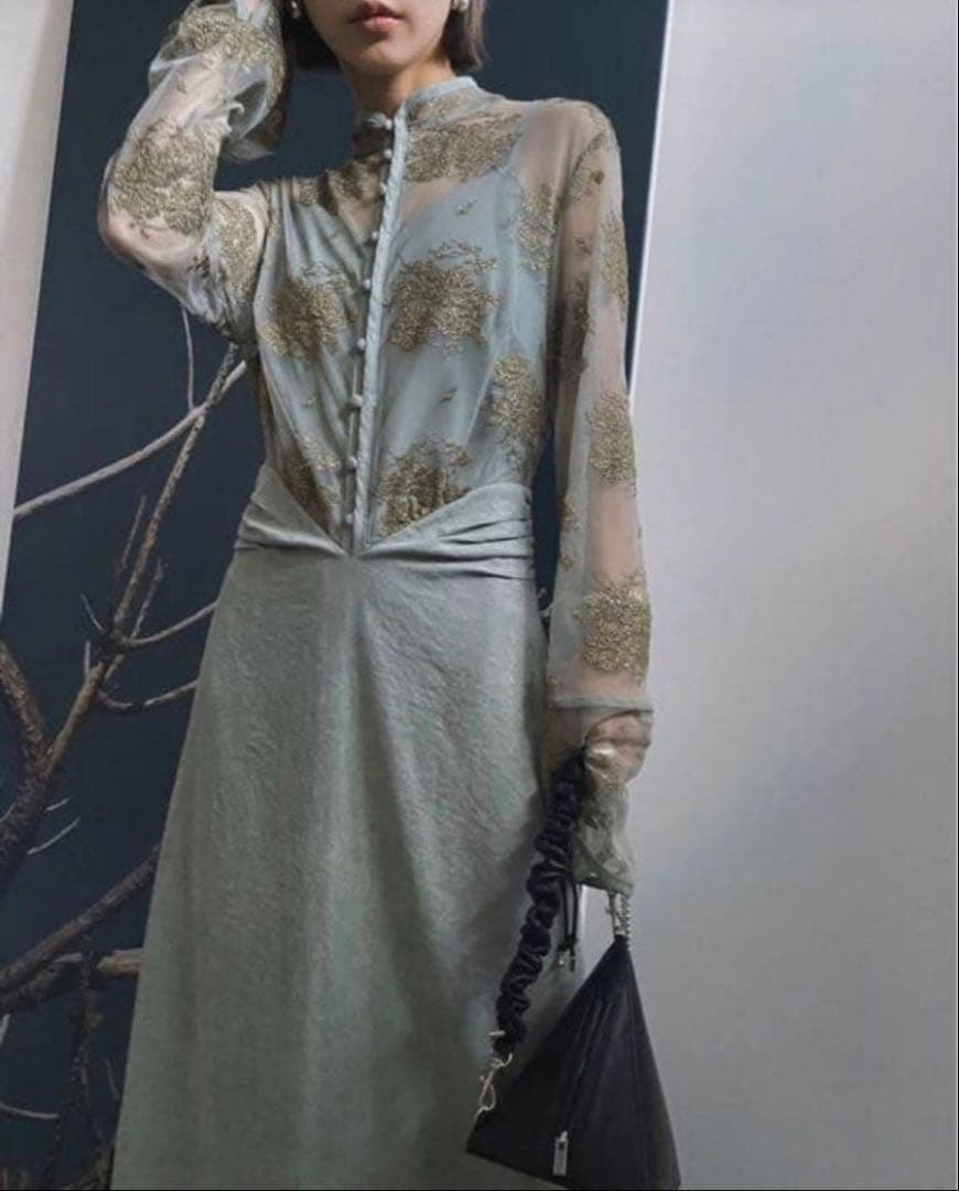 ⭐︎週末まで限定価格ameri vintage flower lace dress