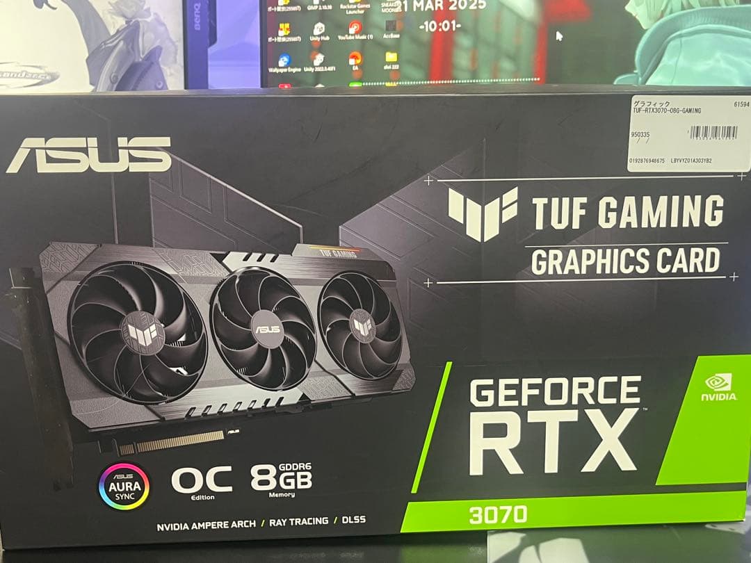 グラフィックボード・グラボ・ビデオカード ASUS TUF Gaming GeForce RTX 3070 8GB