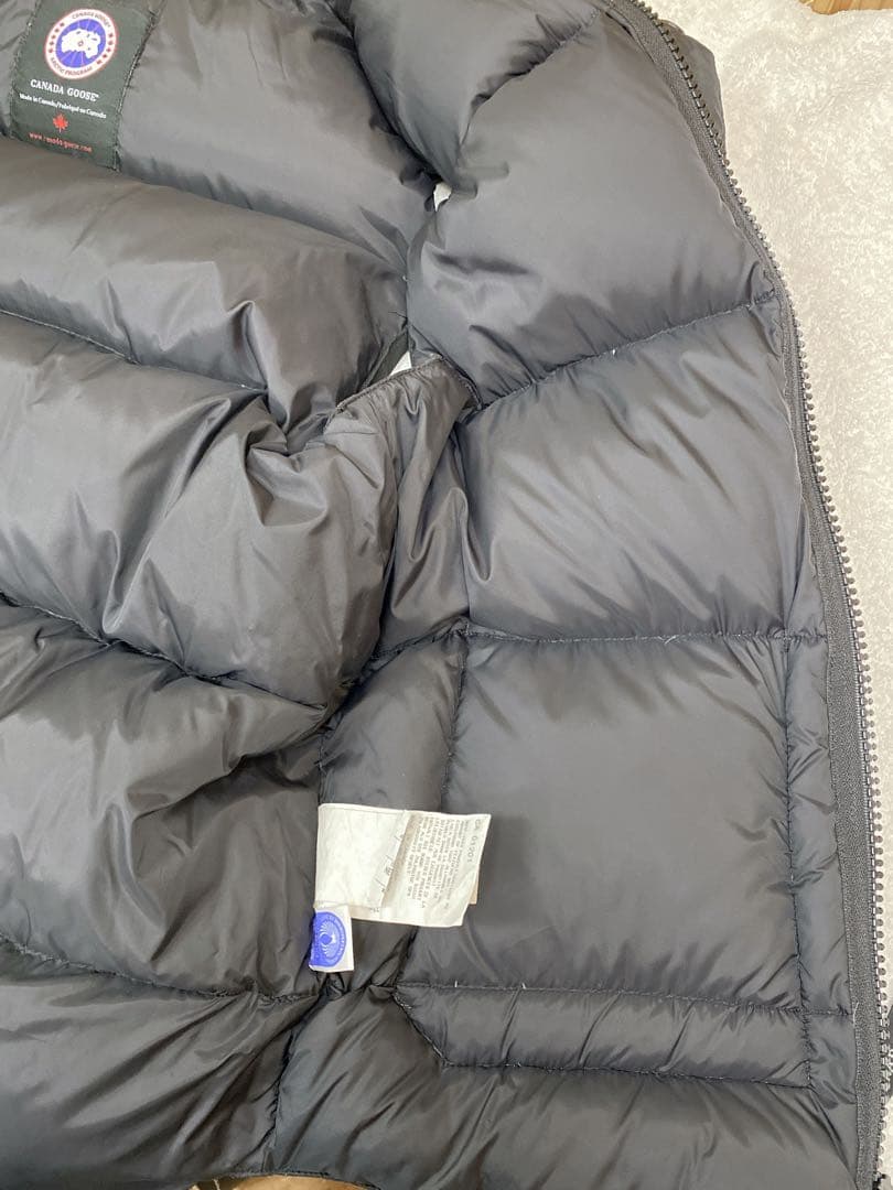   メンズブラック ダウンベスト XL