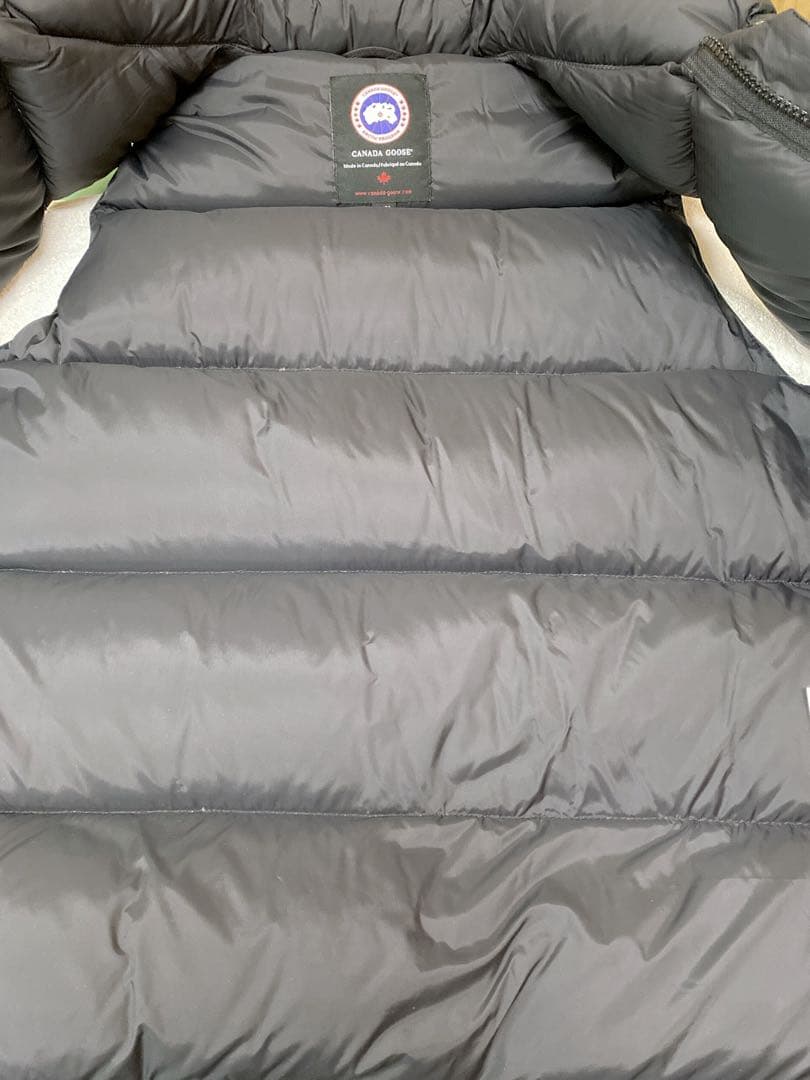   メンズブラック ダウンベスト XL