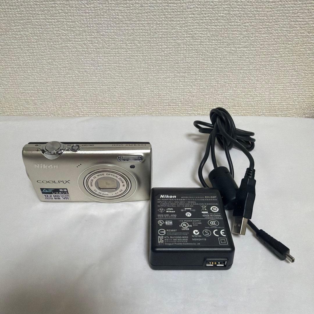 デジタルカメラ Nikon ニコン COOLPIX S5100 シルバー