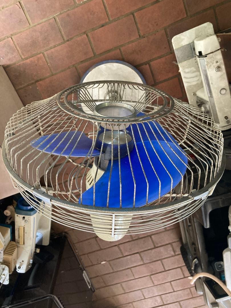 王冠付きナショナルf-30vrレトロ扇風機 ジャンク